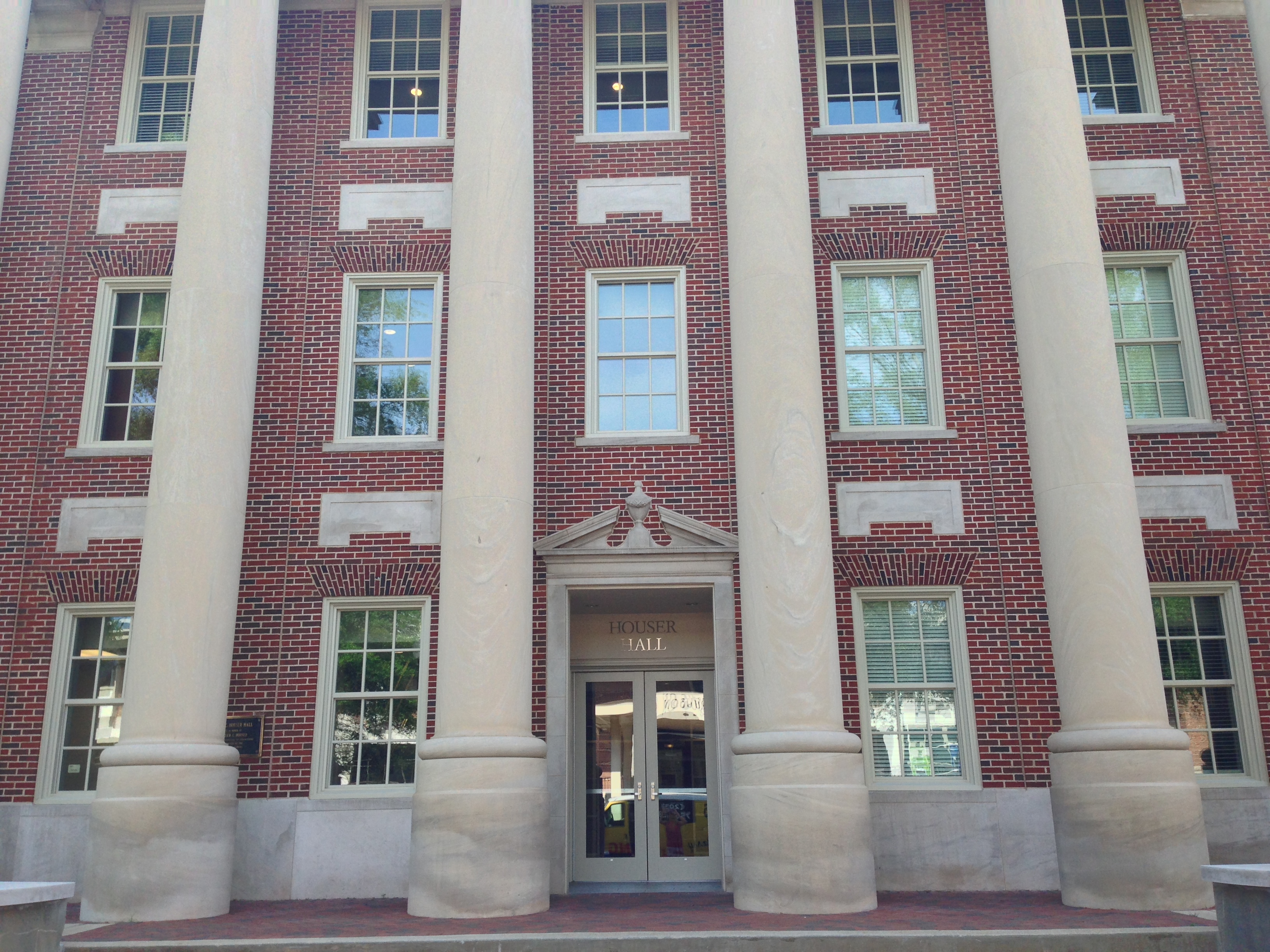Front view of Houser Hall